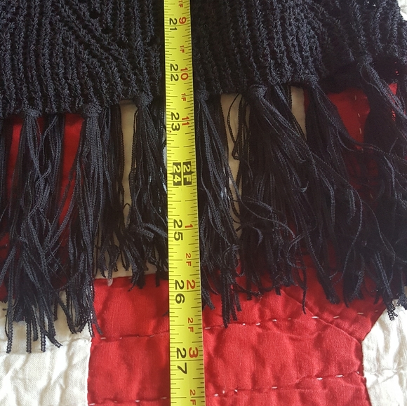 Anthropologie Pepin black boho sleeveless sweater - Picture 7 of 9